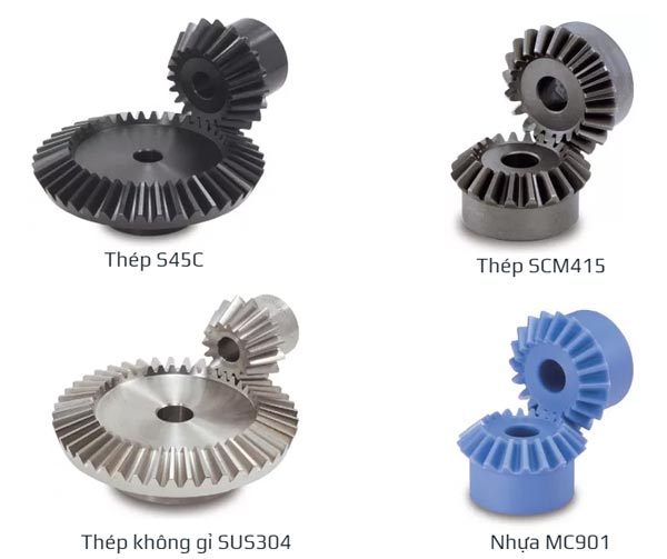 Gia công bánh răng côn thẳng