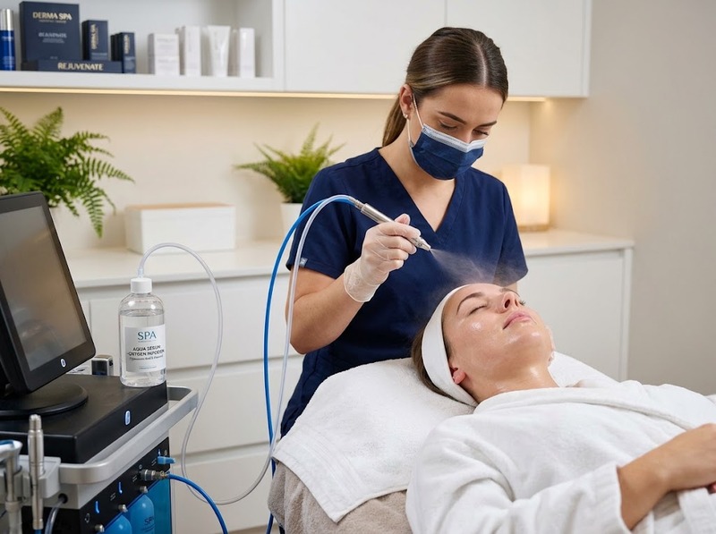 Công nghệ oxy cao áp chăm sóc da hoạt động và hỗ trợ liệu trình ra sao?