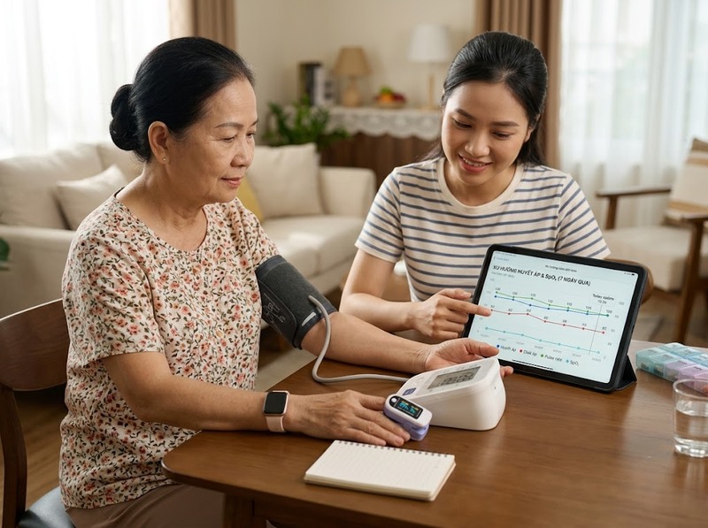 Công nghệ theo dõi sức khỏe người cao tuổi giúp giám sát tại nhà thế nào?