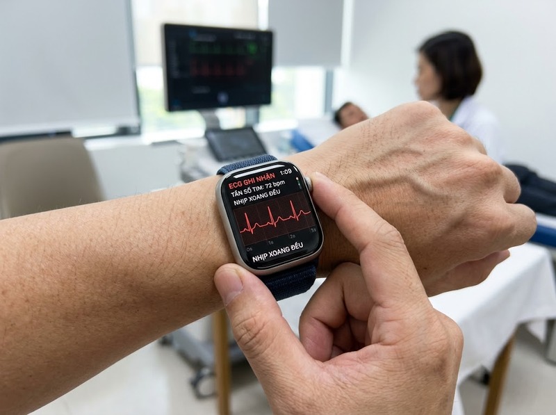 ECG trên thiết bị đeo ghi nhận tín hiệu tim và hỗ trợ theo dõi thế nào?