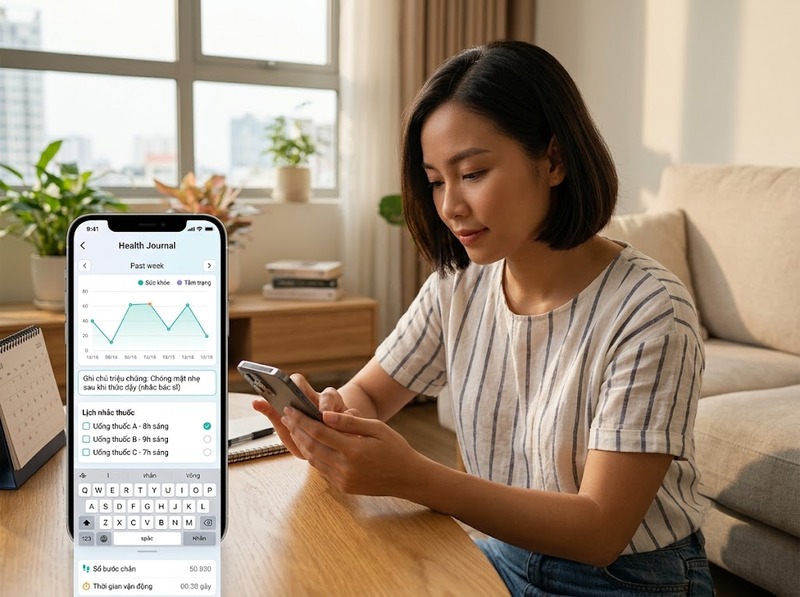 Ứng dụng sức khỏe hỗ trợ người dùng đến đâu và khi nào cần chuyên gia?