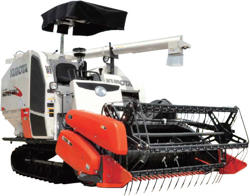 Sử dụng máy gặt đập liên hợp kubota cho vụ mùa bội thu