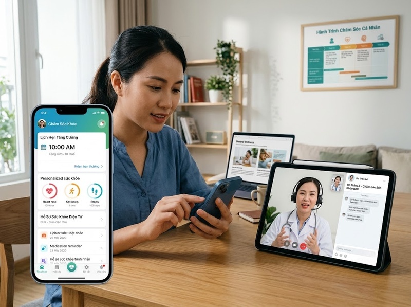 Mô hình B2C chăm sóc sức khỏe tiếp cận và phục vụ khách hàng thế nào?