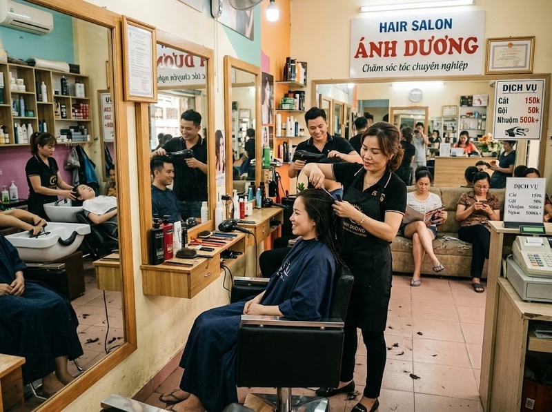 Mô hình kinh doanh salon tóc tạo doanh thu theo những cách nào?