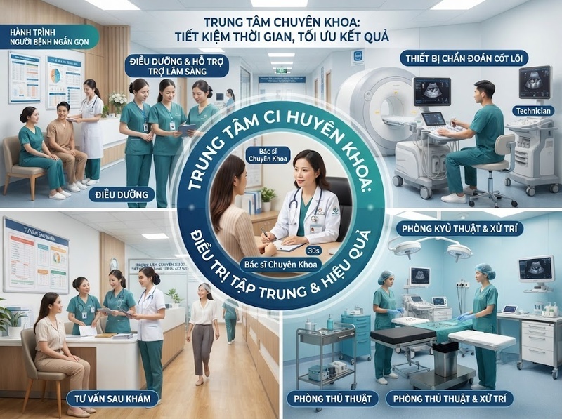 Mô hình phòng khám chuyên khoa tổ chức dịch vụ và doanh thu thế nào?