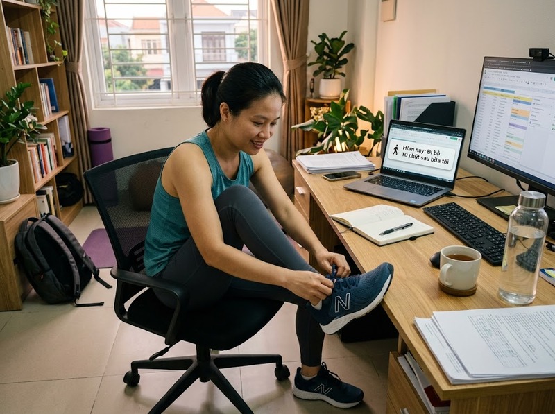 Nhắc nhở trên ứng dụng sức khỏe hỗ trợ duy trì hành vi bằng cách nào?