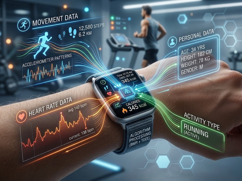 Smartwatch đo calo dựa trên vận động, nhịp tim và thông tin cá nhân thế nào?
