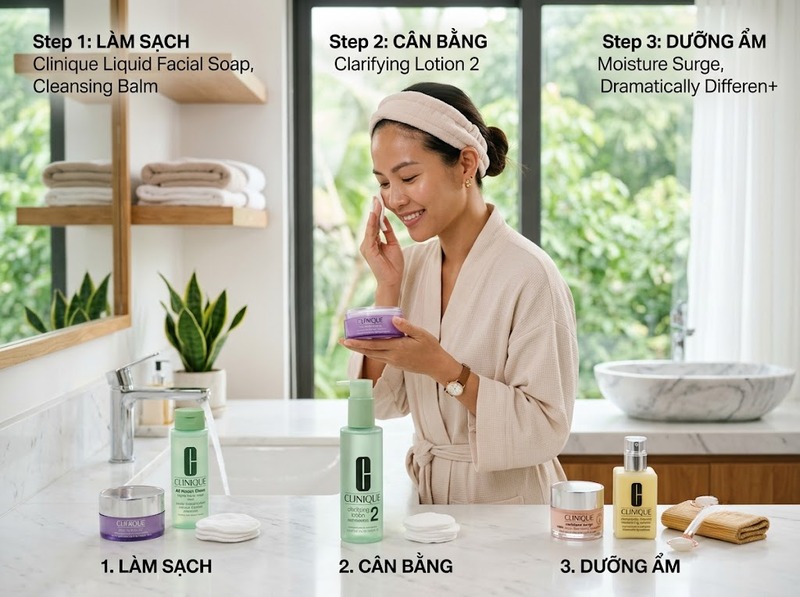 Thương hiệu Clinique tạo vị thế chăm sóc da nhờ những giá trị nào?