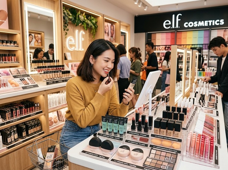 Thương hiệu e.l.f. Cosmetics tạo sức cạnh tranh bằng giá trị và sản phẩm thế nào?