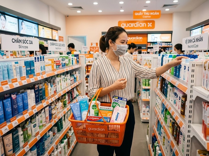 Thương hiệu Guardian tạo vị thế bán lẻ chăm sóc sức khỏe và cá nhân thế nào?