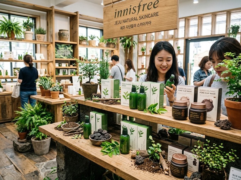 Thương hiệu Innisfree tạo nhận diện riêng trên thị trường mỹ phẩm như thế nào?
