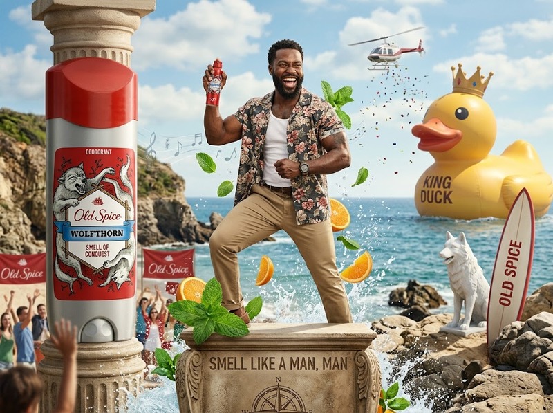 Thương hiệu Old Spice tạo nhận diện chăm sóc cá nhân nam bằng những yếu tố nào?
