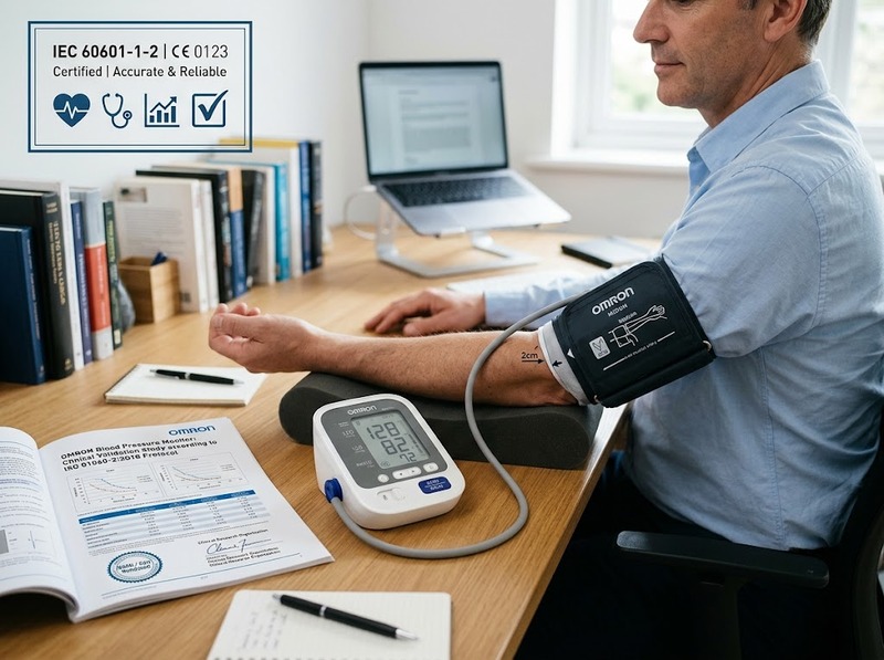 Thương hiệu Omron nổi bật ở thiết bị theo dõi sức khỏe tại nhà nhờ gì?