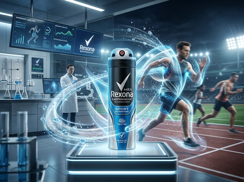 Thương hiệu Rexona tạo vị thế trong sản phẩm khử mùi bằng gì?