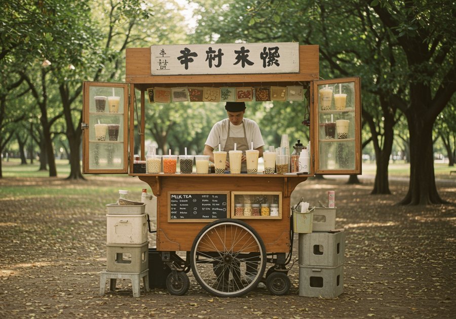 Những mẫu xe bán hàng đẹp phù hợp kinh doanh ngoài trời