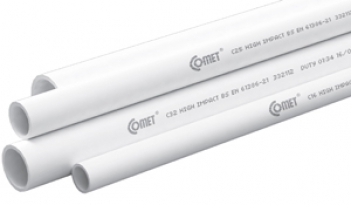 Ống luồn dây điện nhựa nhãn hiệu Comet - Mạng làm giàu