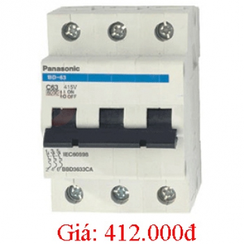 Cầu dao tự động MCB 3P/10A 6KA BBD3103CA Panasonic - Mạng làm giàu