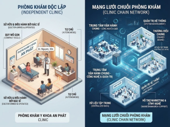 So sánh chuỗi phòng khám và phòng khám độc lập