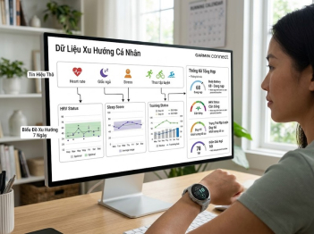 Garmin Connect phân tích dữ liệu vận động và sức khỏe thế nào?