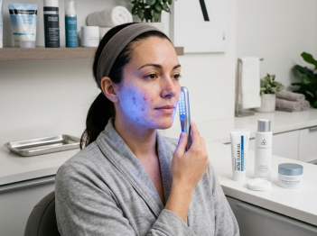 Liệu pháp ánh sáng xanh được ứng dụng trong chăm sóc da thế nào?