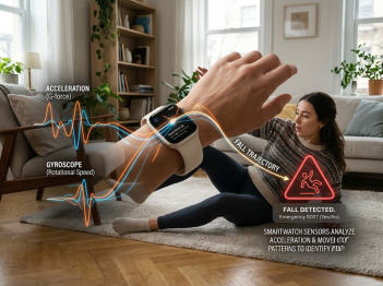 Smartwatch phát hiện té ngã hoạt động như thế nào?