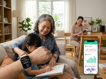 Thiết bị đeo cho người cao tuổi hỗ trợ theo dõi gì?